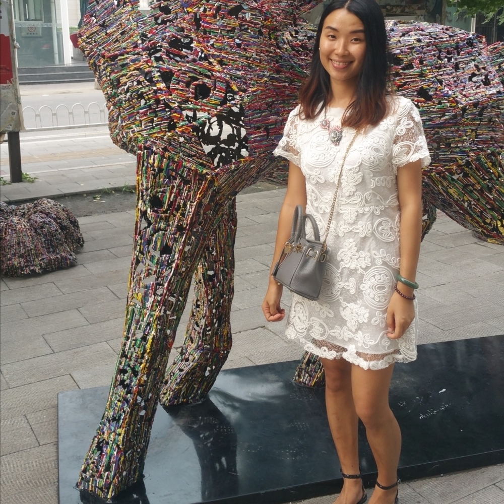Marie Mullin Korean Design Lace Mini Dress